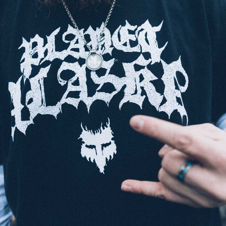 close up of Brage Vestavik Fox tee